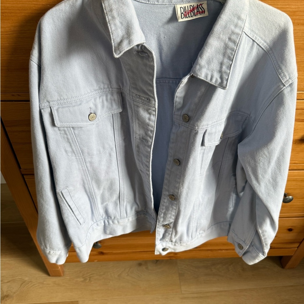 Bill Blass Soft Blue Denim Jacket